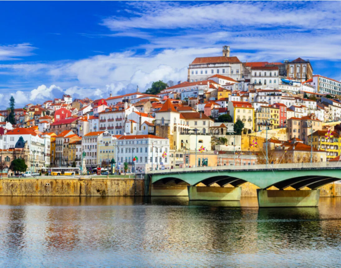 Bonitas vistas de la ciudad de Coimbra